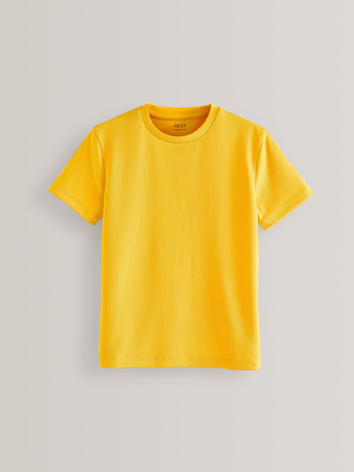 Футболка спортивная для мальчика Next D33-004, Желтый
