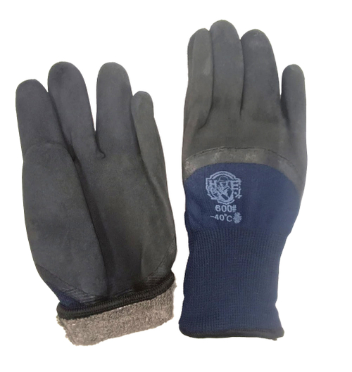 Перчатки -40 градусов Синие вспененные (10шт/уп)