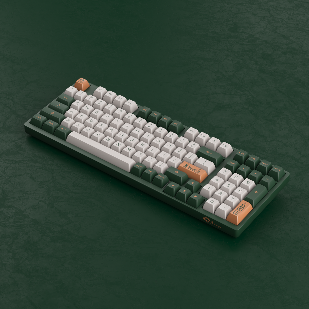 Игровая клавиатура AKKO 3098N (Blue&White/RGB/Hot-Swap/3 Modes, TTC Honey Switch)