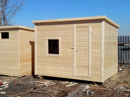 Бытовка деревянная 3х2,5м