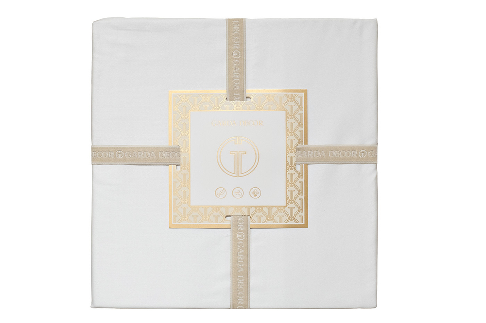 Простыня 240х250 Garda Decor белая