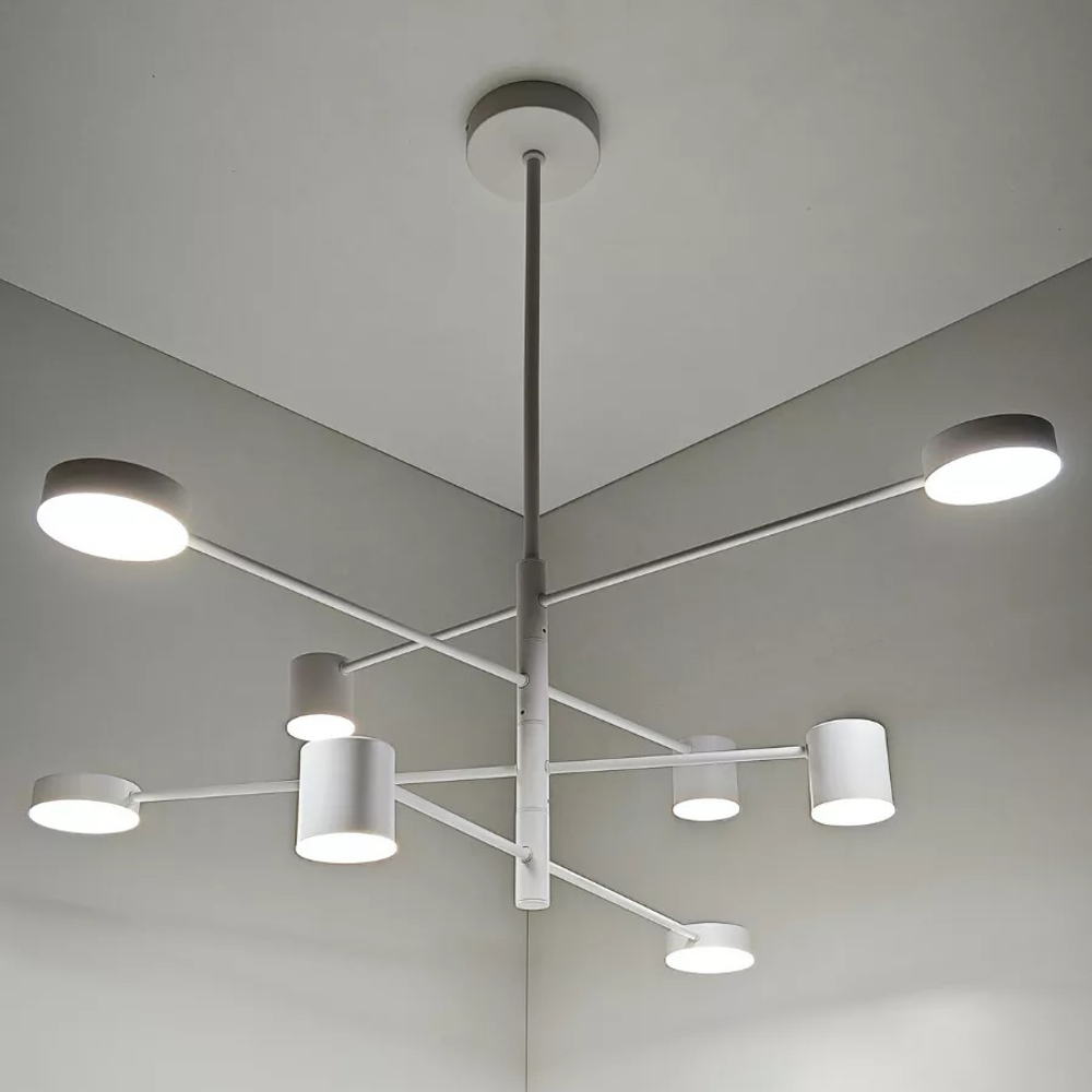 Подвесной светодиодный светильник Mirastyle XL-21016/4+4 WT