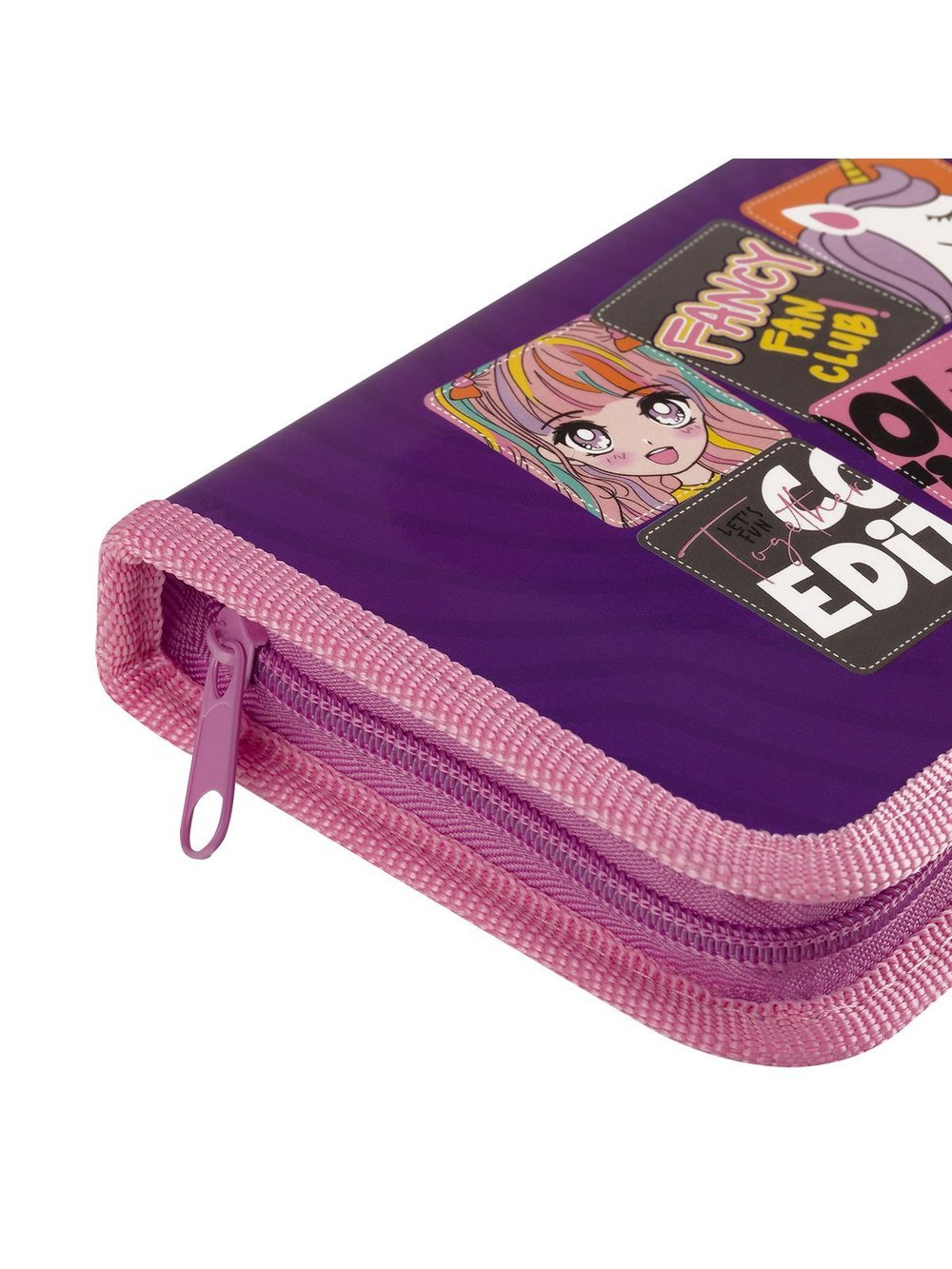 Пенал школьный 1 отделение 19х11см (ПК1-59911)