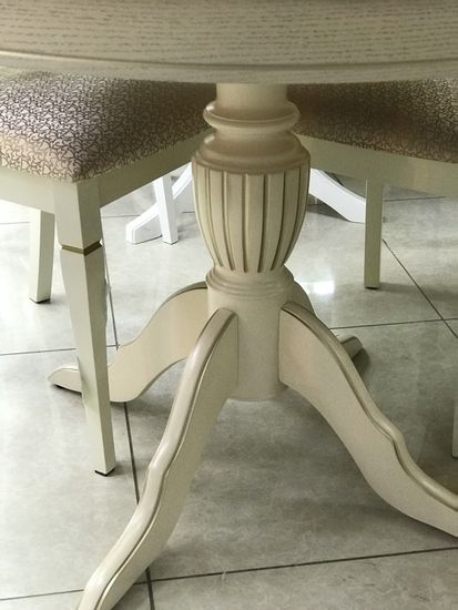 Стол Эдельвейс К 1000 (дуб/тон Венге)