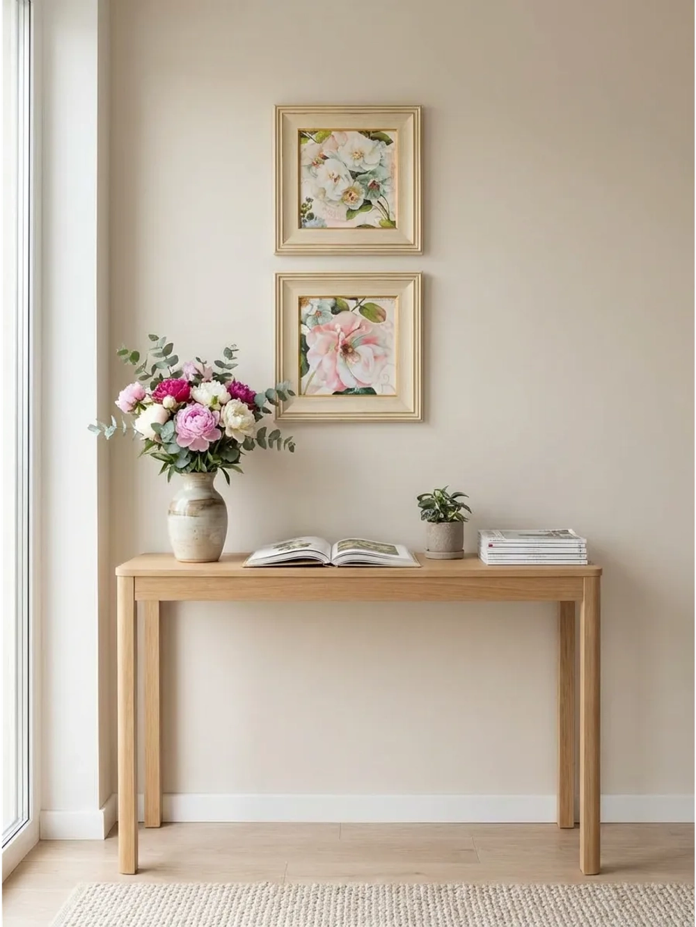 Набор из двух картин в раме для интерьера