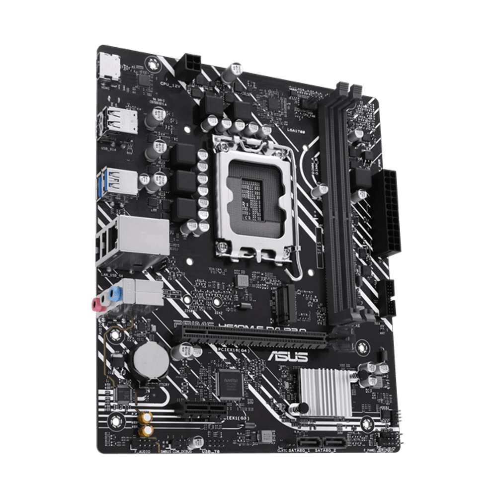 Материнская плата ASUS PRIME  H610M-F D4 R2.0, LGA1700 2xDDR4 2xSATA3 1xM.2 1xHDMI mATX