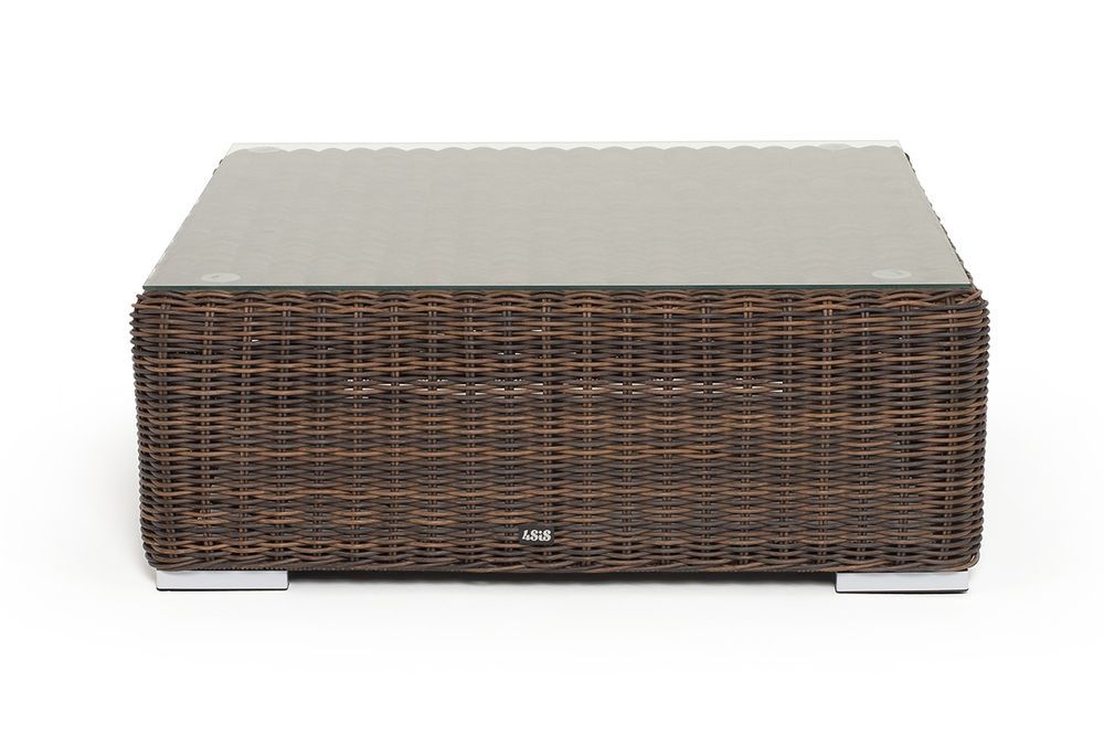 "Капри" журнальный столик плетеный, цвет коричневый