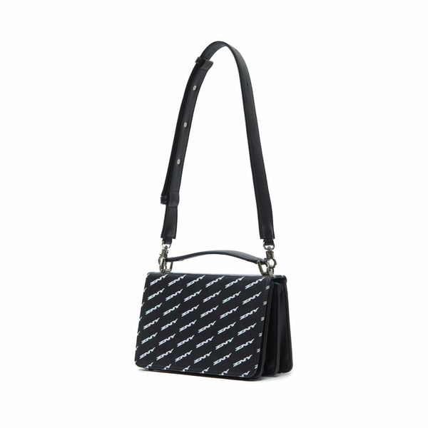 Сумка через плечо ZNY MONOGRAM SS22 Черная - фото 4