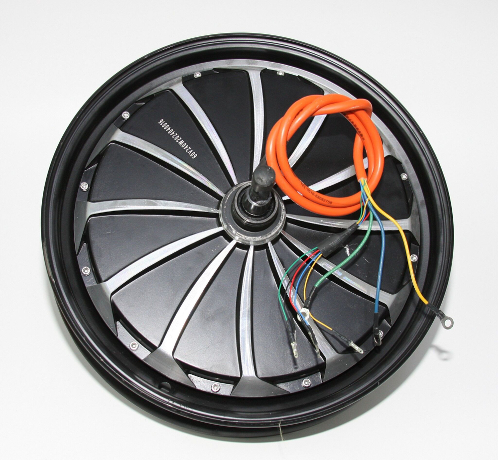Мотор колесо 16" 60v 1000w ( гравировка 240w) для электровелосипеда