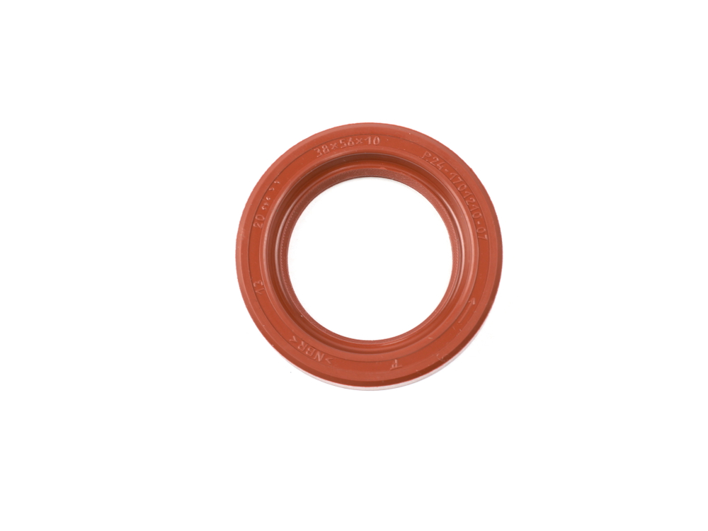 Сальник 38х56х10 а/м ГАЗ-3302, ГАЗель NEXT, Волга удлинителя КПП (красный с пружиной/NBR ) Резинотехника г. Балаково ( ОЕ Р.24-1701210-07 к.(NBR) )
