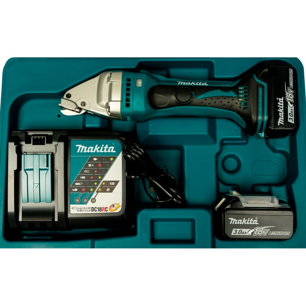 Аккумуляторные ножницы по металлу Makita DJS161RFE