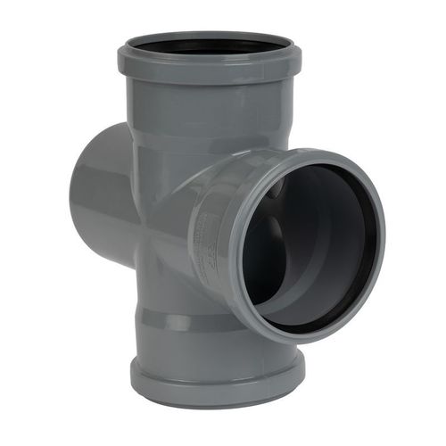 Крестовина канализационная RTP 110х110х110 мм 87,5°