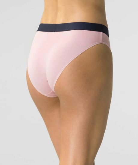Женские трусы бикини (3шт) Atlantic 3CLP-012E, темно-синий + розовый + серый меланж