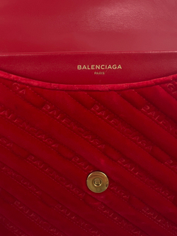 Сумка Balenciaga chain velvet crossbody bag