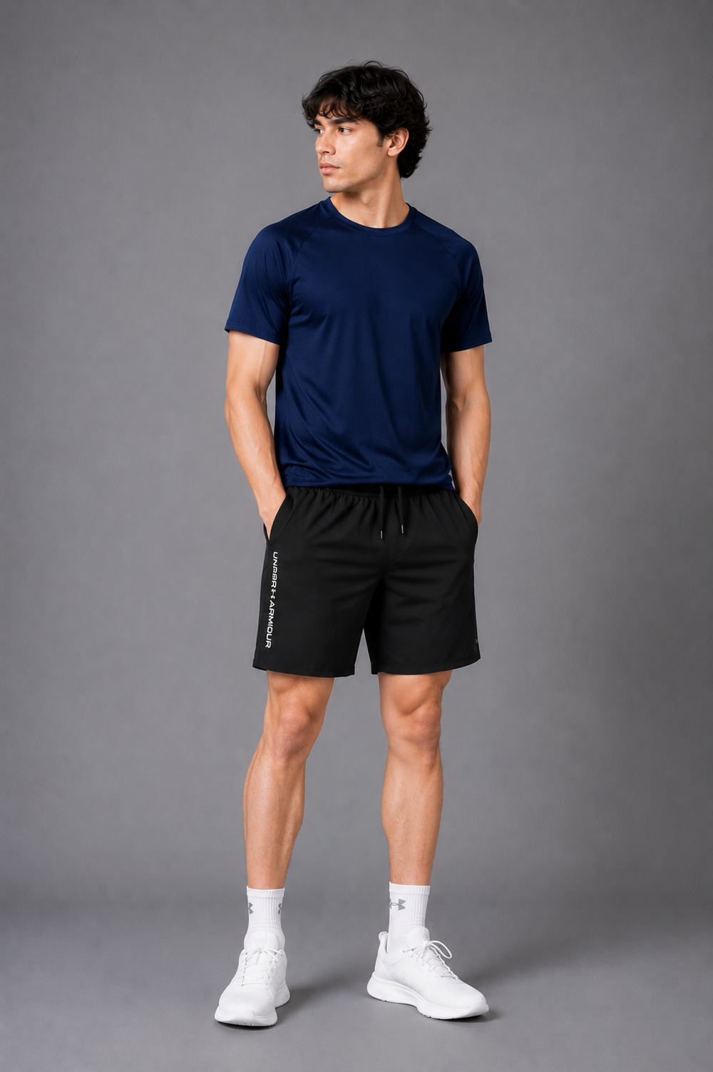 Шорты мужские Under Armour UA Woven Wdmk Shorts-BLK