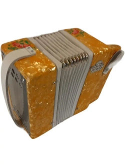 Гармонь сувенирная "Кроха" (Г-25), цвет жёлтый