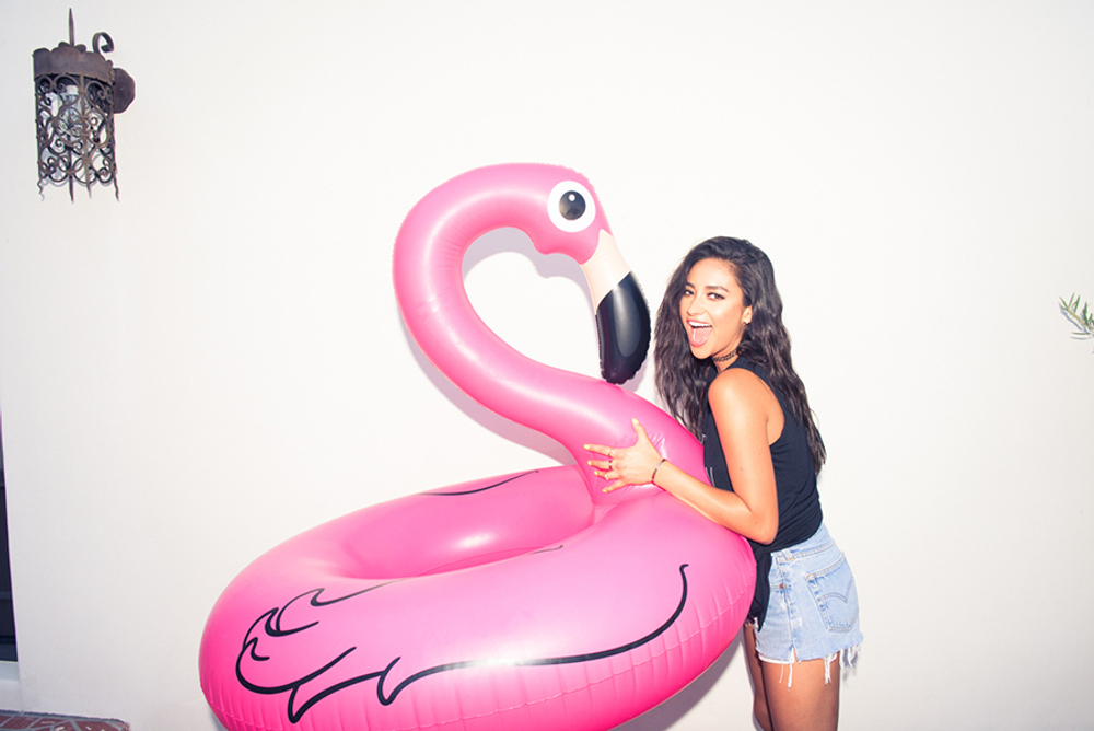 Круг надувной pink flamingo