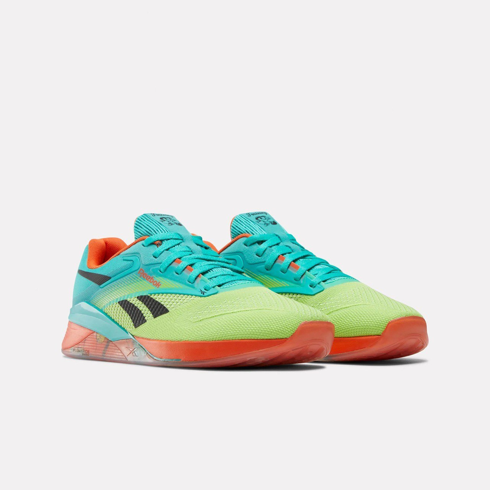 Кроссовки мужские Reebok Nano X4 (Салатовые)