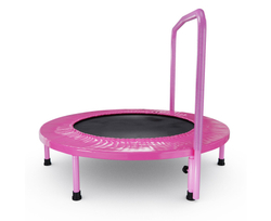 Батут с поручнем DFC JUMPFIT 36'' розовый