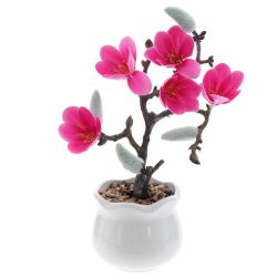 GAEM Цветочная композиция "Магнолия", L16 W12 H28 см