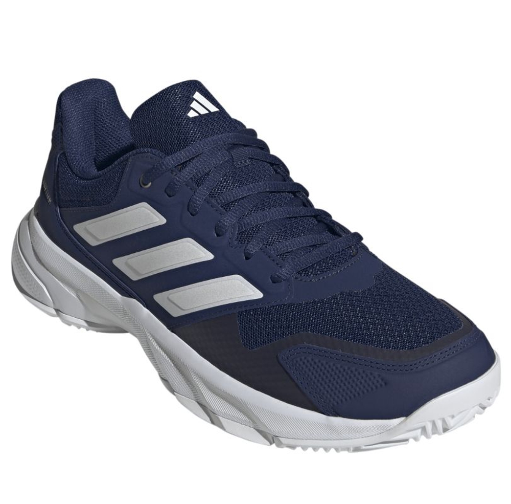 Мужские кроссовки теннисные Adidas CourtJam Control 3 M - dark blue/zero metalic/cloud white