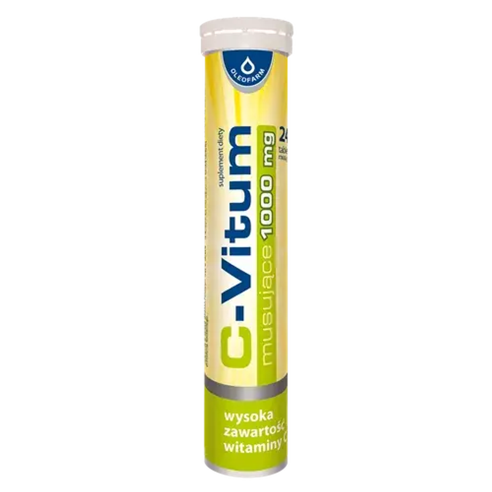 Oleofarm C-Vitum шипучая добавка 1000 мг, 24 шипучие таблетки