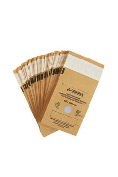 Крафт пакет DEZUPAK для стерилизации размер: 60*100 мм коричневые, упаковка 100 шт.