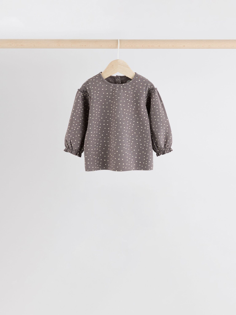 Лонгслив для малышей Next E67-019, 4 шт., Молочный, Розовый, Коричневый