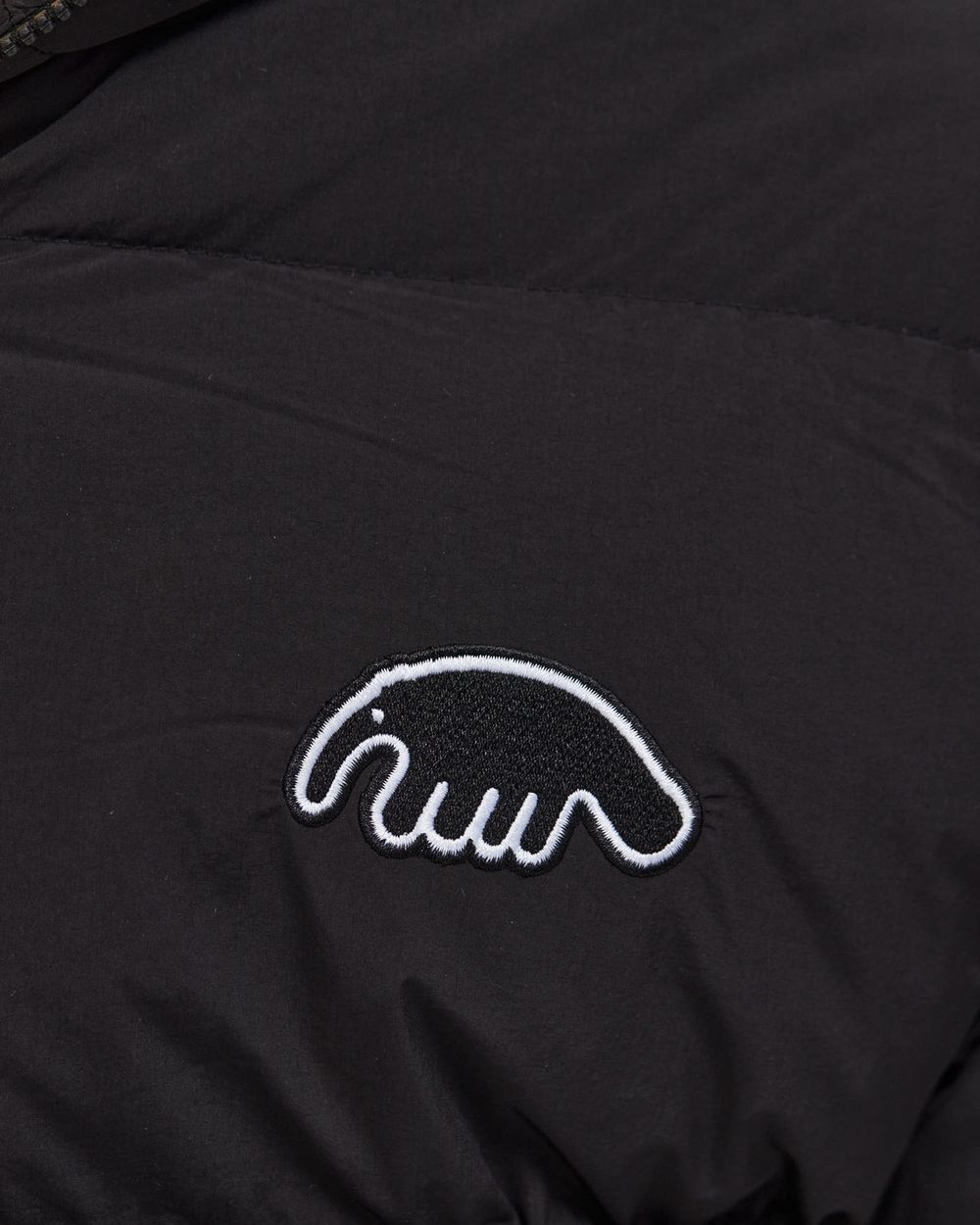 Пуховик Anteater AW25 Downjacket Hooded Crispy черный