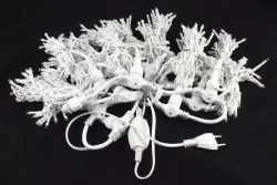 Светодиодный занавес с мерцающим диодом 2*3 м., 420 холодных белых LED ламп, белый провод, Winner Light (w.03.6W.420+)