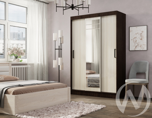 Шкаф-купе Тео ШКК-02 (венге/лоредо)