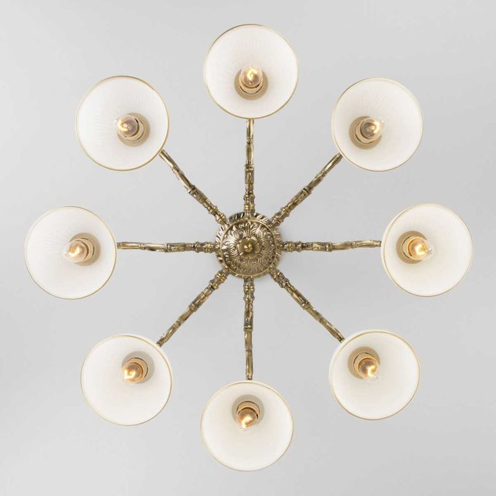 Потолочная люстра Eurosvet Caldera 60106/8 античная бронза