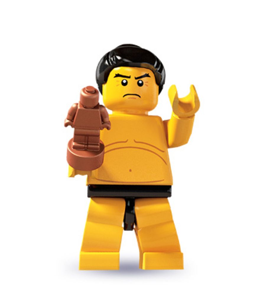 Минифигурка LEGO 8803 - 7 Борец сумо – купить в интернет-магазине, цена ...