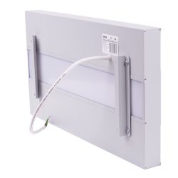 ULO-K16B 2x16W-4000K-L50 5W-3000K IP44 LIGHT GREY Светильник линейный светодиодный подвесной с фоновой подсветкой. Белый свет 4000К. Алюминий. Цвет светло-серый. TM Uniel