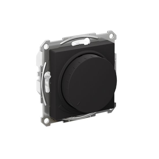 Светорегулятор поворотно-нажимной AtlasDesign 400Вт механизм карбон SE ATN001023