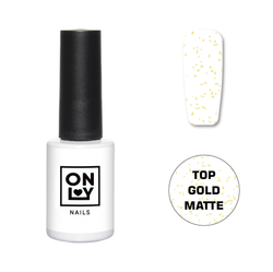OnlyNails Top Matte Gold, 10мл