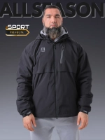 Куртка утепленная с подкладкой Rage black арт.: HY27161