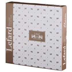 НАБОР ТАРЕЛОК ОБЕДЕННЫХ LEFARD "CHARM" 2 ШТ., 26,5*3 СМ (С ЗОЛОТОЙ ЛИНИЕЙ)