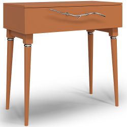 Консоль Арт Колор matte Классик Сильвер Томленый оранжевый матовый