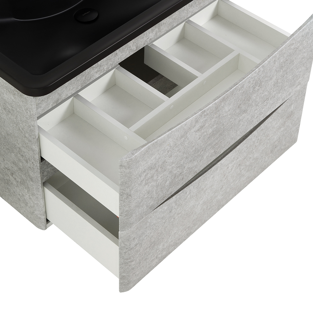 Мебель для ванной комнаты подвесная BelBagno ACQUA-800-2C-SO-CVG 80см Cemento Verona Grigio