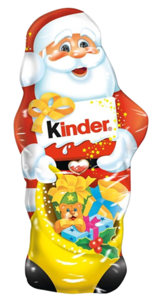 Шоколад Kinder Дед Мороз молочный