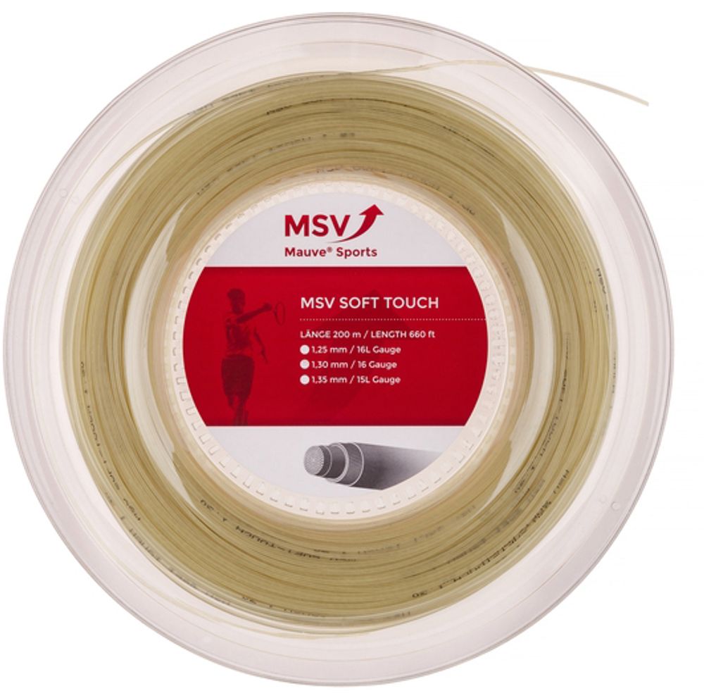 Струны теннисные MSV Soft Touch (200 m) - natural