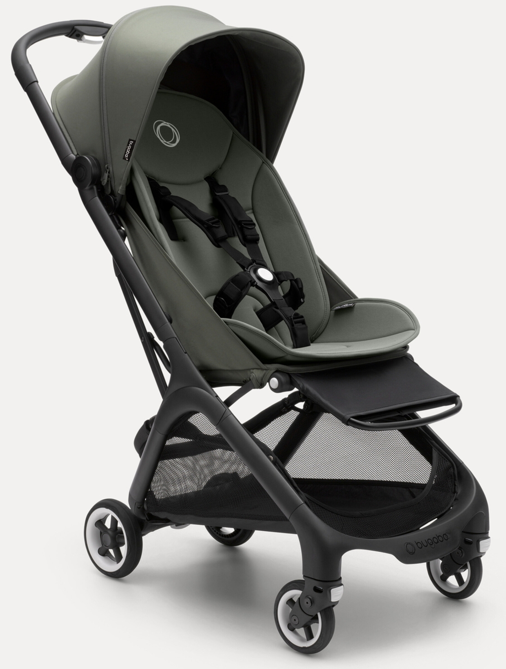 Коляска прогулочная Bugaboo Butterfly Black/Forest Green - Forest Green