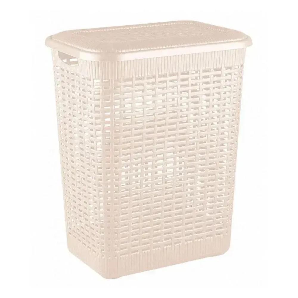 КОРЗИНА ДЛЯ БЕЛЬЯ 50Л, 420Х310Х560 ММ (бежевый)