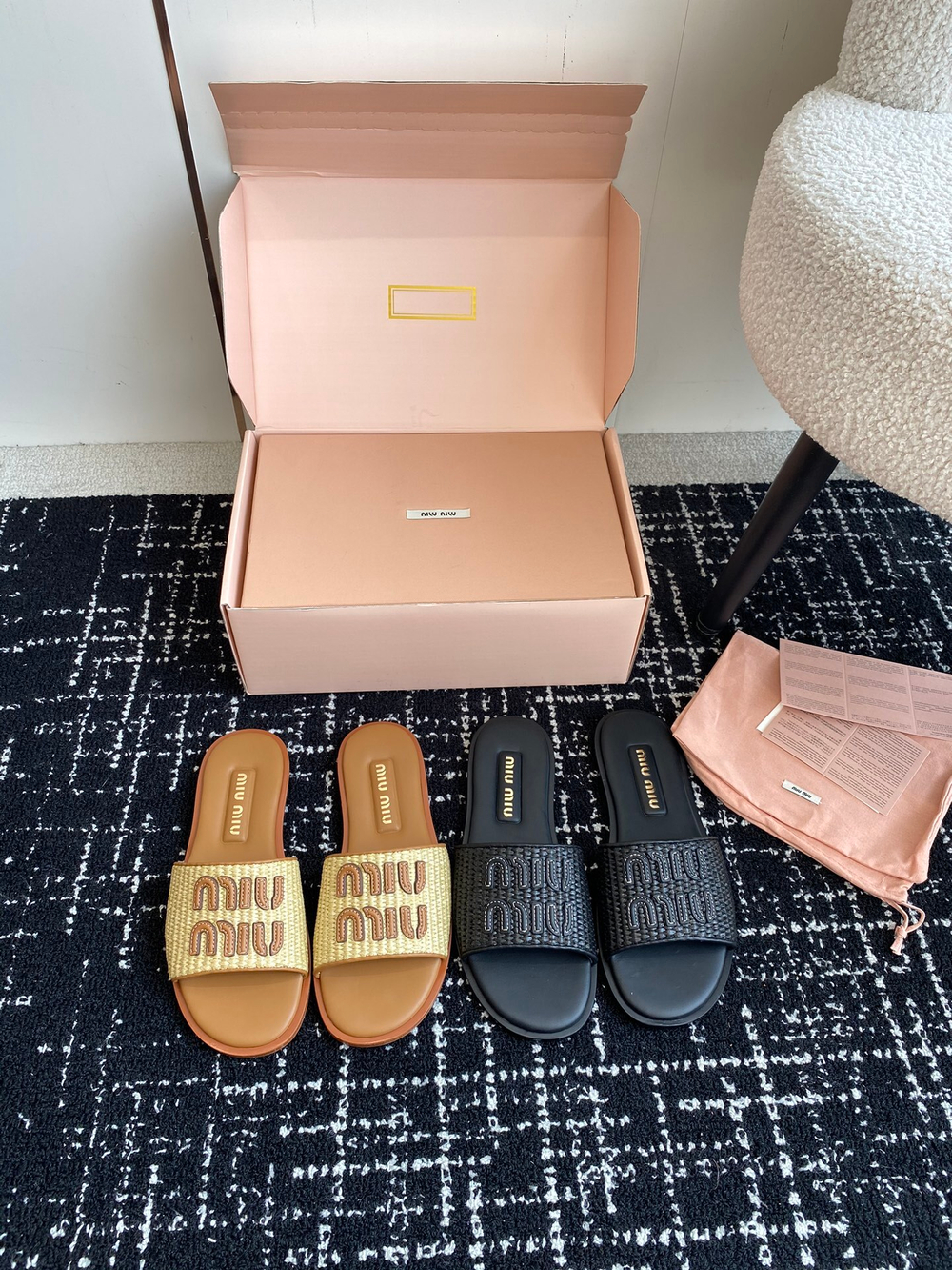 Miu Miu Slide (2 colors)