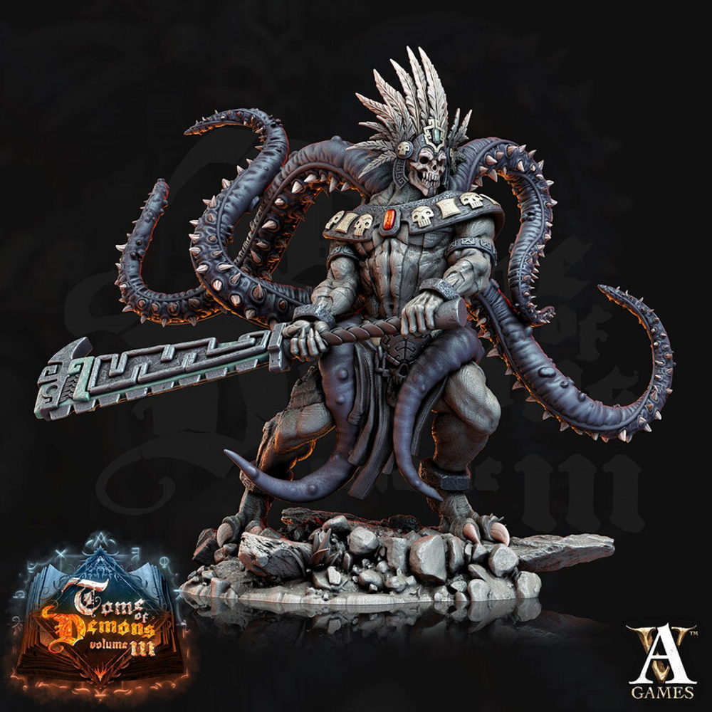 Grand Alliance Chaos Chaos Daemons Демон хаоса миниатюра для dnd, днд, pathfinder, фентези, Настольная игра, НРИ, Варгейм, РПГ