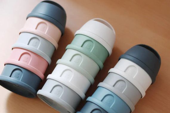 Набор контейнеров Beaba для детского питания Boite Doseuse Grey Blue