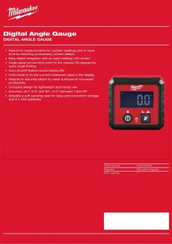 Milwaukee Линейка/угольник