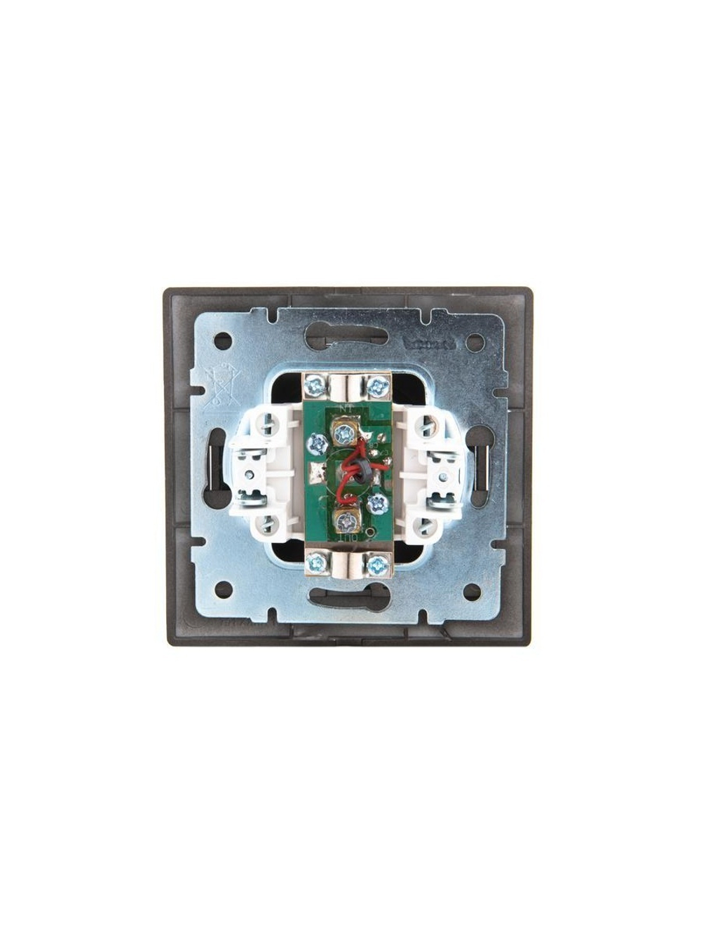 Розетка телевизионная проходная TV СП Mira черн. бархат LEZARD 701-4242-129