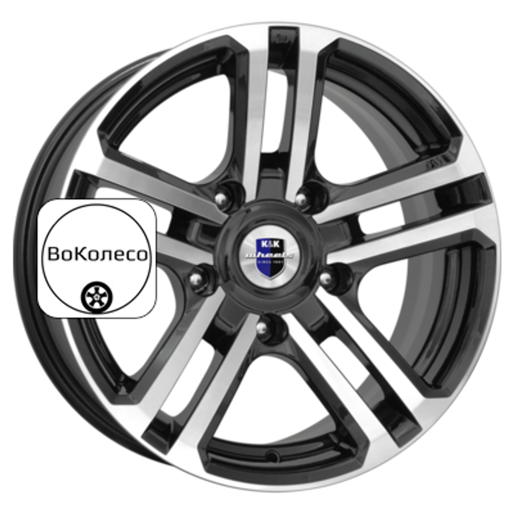 7x16/5x139,7 ET5 D98 Палладика (КС591М) Алмаз черный K&K